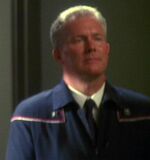 Earth Starfleet commodore, first flight