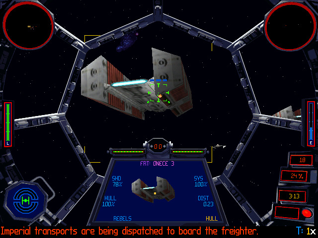 x wing cockpit targeting screen