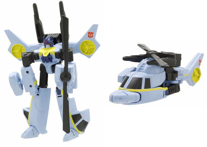 blue helicopter transformer toy