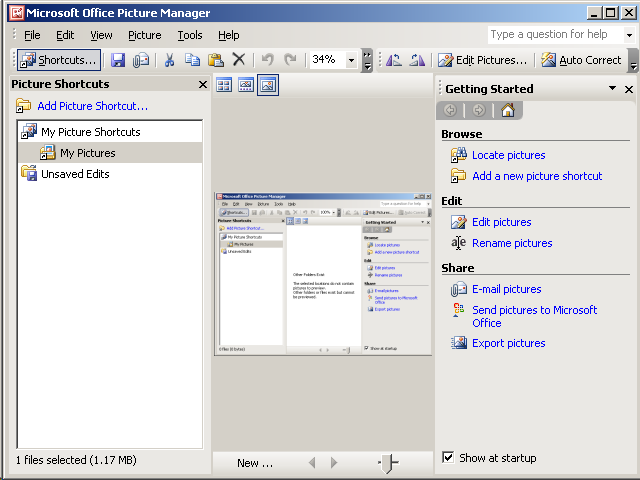 Как сделать фото черно белым microsoft office picture manager