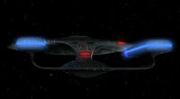 USS Challenger aft