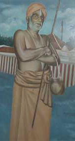 Man with Thirunamam And Headgear