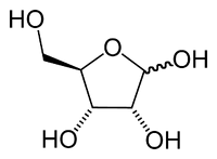 Ribofuranose-2D-skeletal