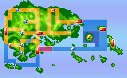 Ruta 134 mapa