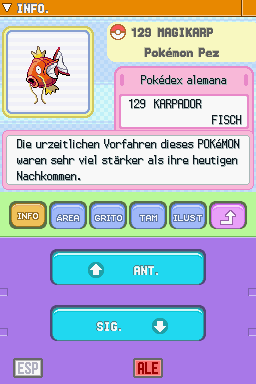 Entrada alemana de Magikarp