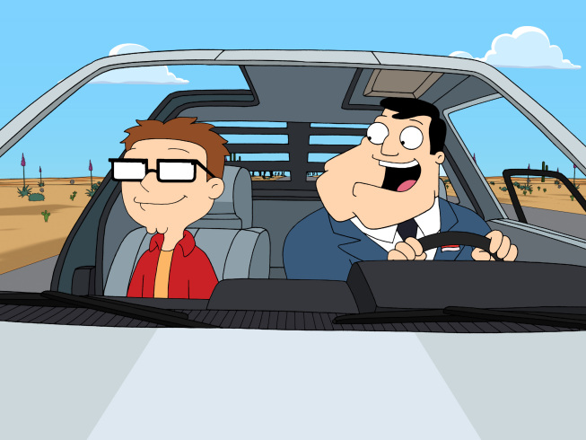 Delorean Story An American Dad Wiki Roger Steve Stan