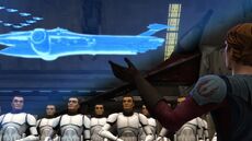 Skywalker briefs Shadow Squadron
