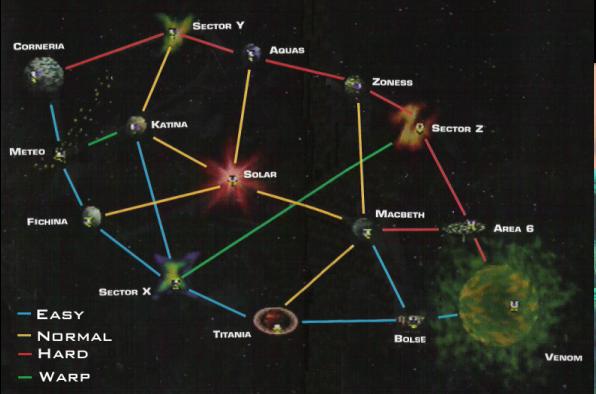 star fox 64 endings