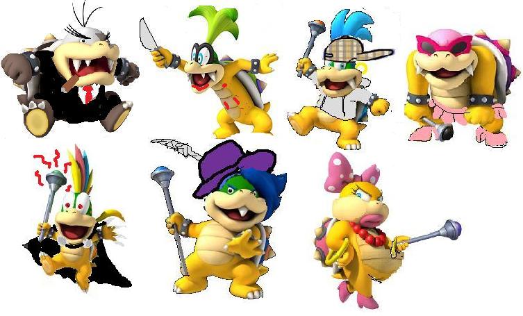 mario bros 3 koopalings