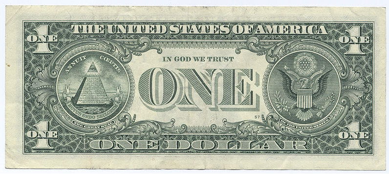 Занимательные вопросы для любознательных христиан - Страница 20 United_States_one_dollar_bill%2C_reverse