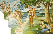 Birth of Buddha at Lumbini