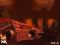 Crashed ship