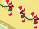 Candycane fence