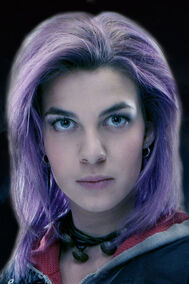 Nymphadora Tonks lila Haar