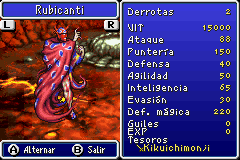 Estadisticas Rubicanti