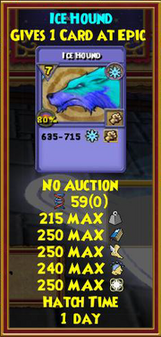 Ice hound stats