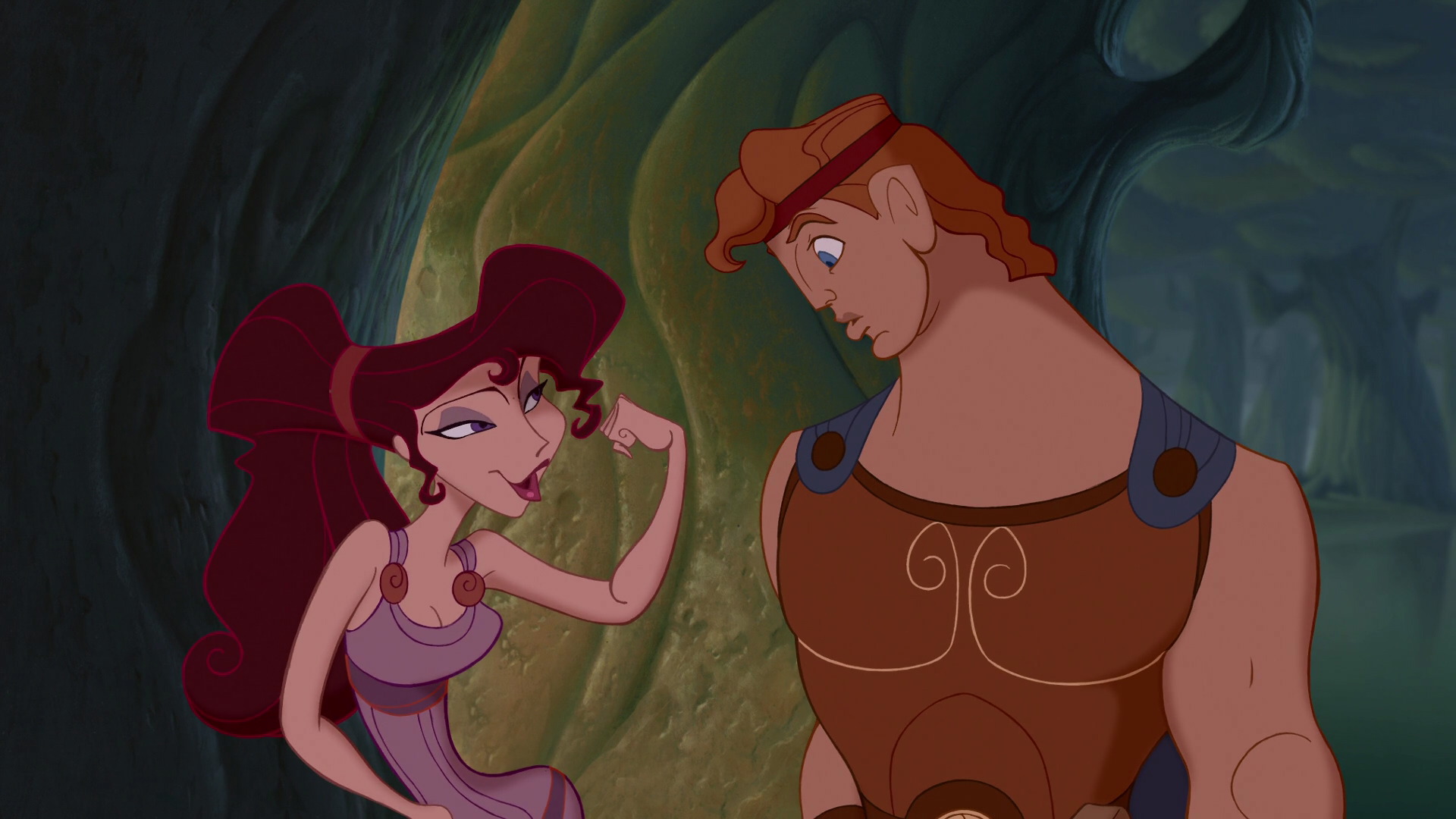 Image Hercules And Meg Disney Couples 6008947 592 385 Disneywiki 