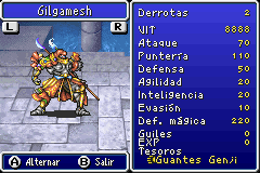 Estadisticas Gilgamesh