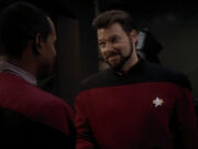 Sisko begrüßt Riker