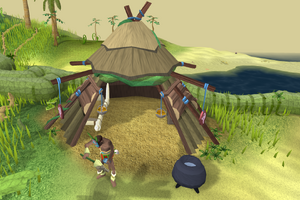 Papa Mambo's hut