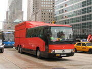 Mercedes-Benz O 404 based Rotel bus in Manhattan