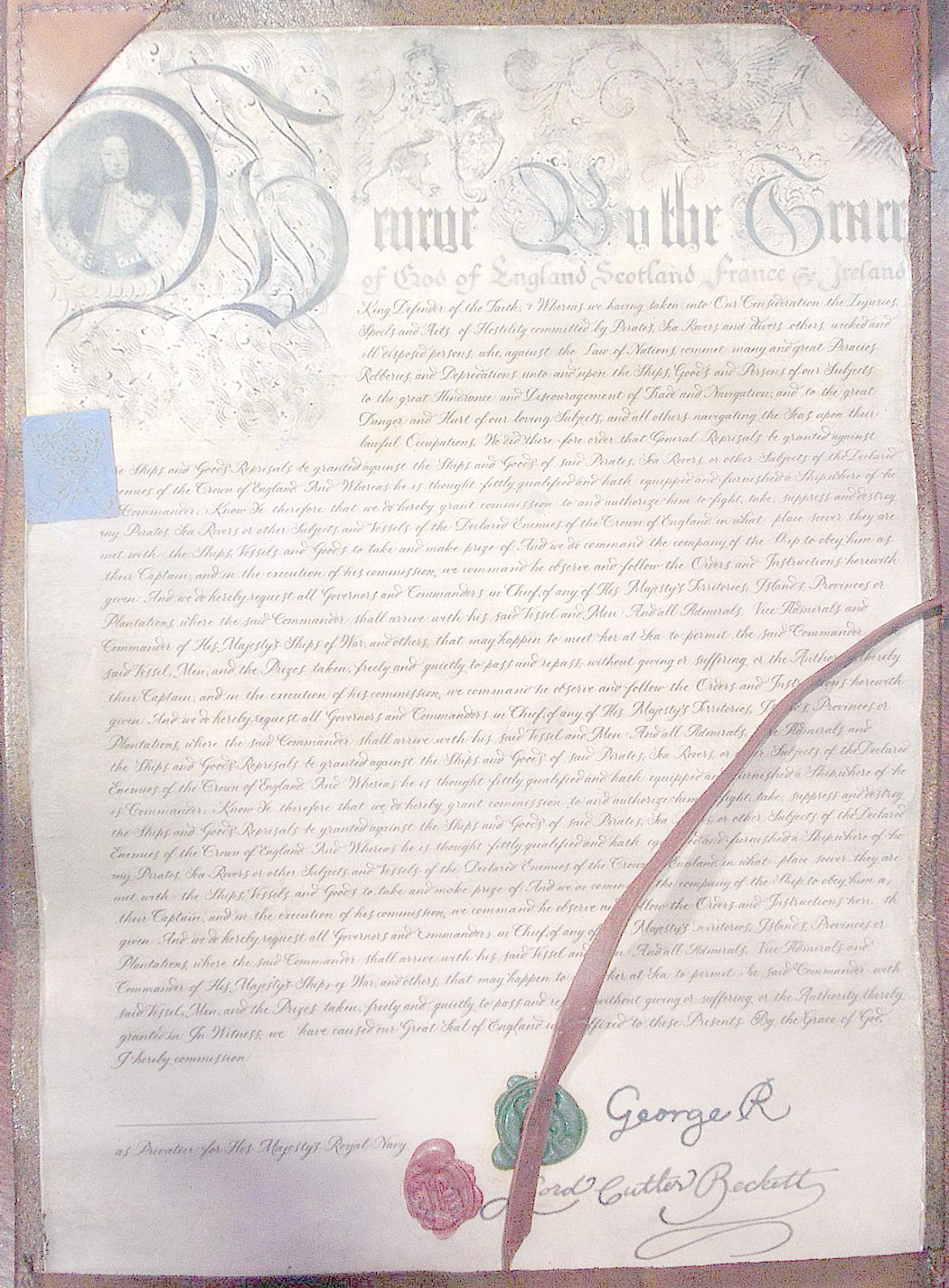 pirate caribbean hunt letter marque