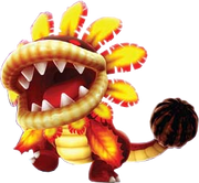 SMG Artwork Feuer-Dino-Piranha