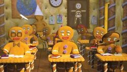 Gingy in school shrek 3 2007