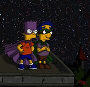 Simpsons Bartman and Houseboy by MagicMikki