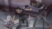 Nagi punches Ganta