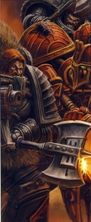 Quema de Prospero Mil Hijo vs Lobo Espacial