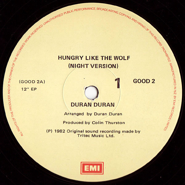 duran duran hungry like the wolf night version