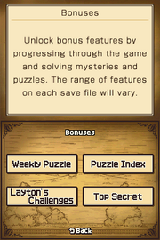 Bonuses