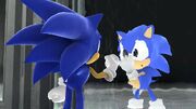 Sonic and Classic Sonic Cutscene