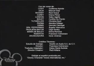 Créditos Primera Temporada