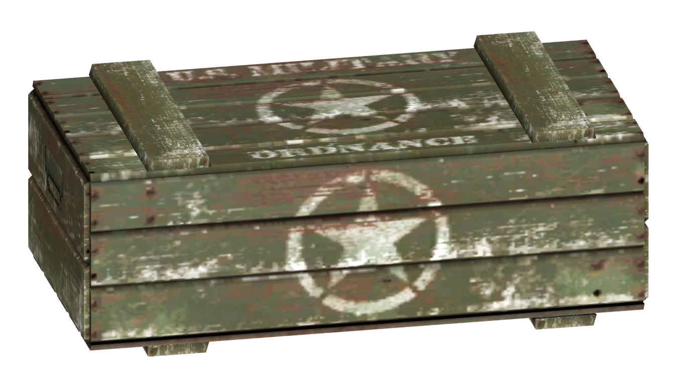Military shipping crate The Fallout wiki Fallout New Vegas and more