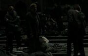 The Weasleys mourn