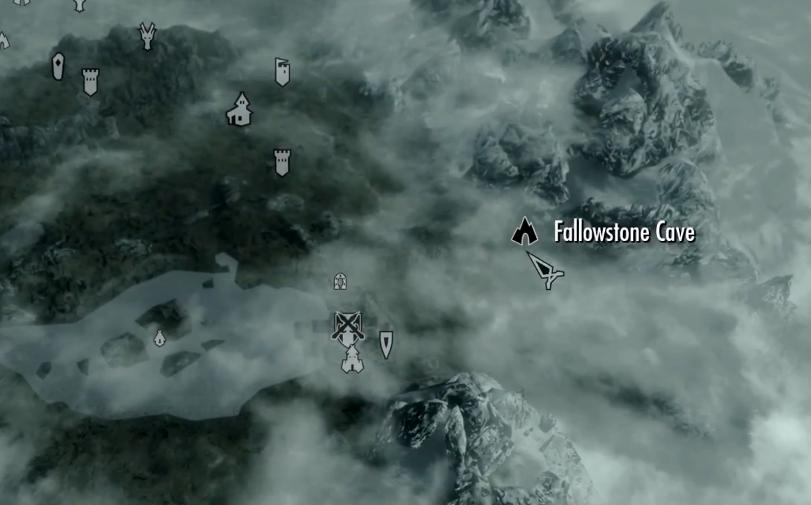 Gallery of Skyrim Giant Location Map.
