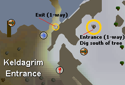 Brine dung entrance