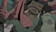 Gamabunta Cae Sobre Kurama