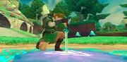 Link entrando en el Umbral del Juicio.