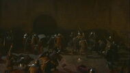 Soldiers at the mud gate