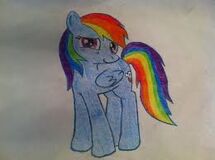 FANMADE Rainbow Dash Pencil Sketch