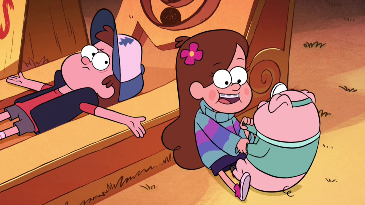 Image S1e9 Mabel And Dr Waddles Png Gravity Falls Wiki