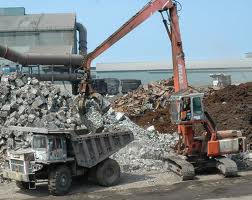 A 1980s Heathfield H33 working at Thamesteel