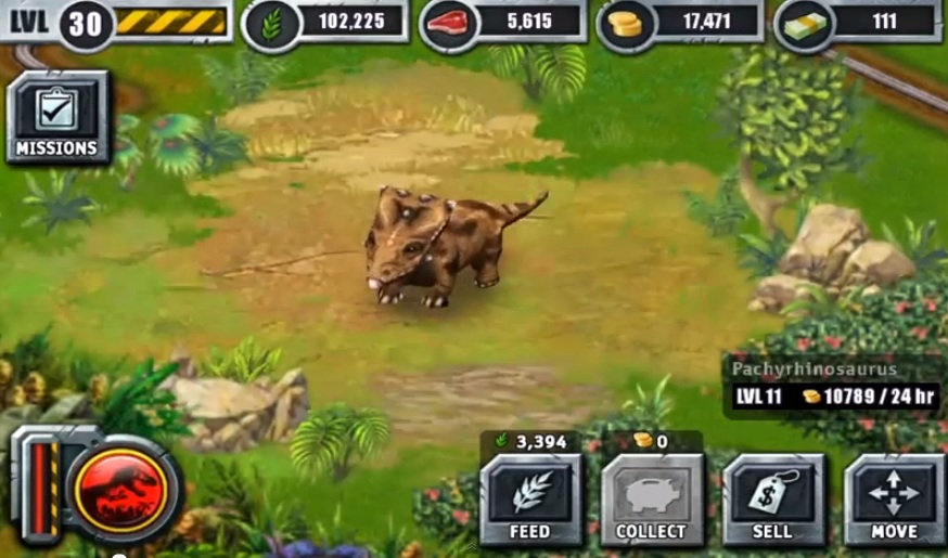 jurassic park builder dinosaurs