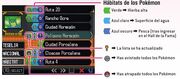 Lista de hábitats