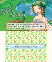 Meet the Harvest Goddess (Harvest Moon 3D A New Beginning)