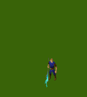 Lightning staff emote