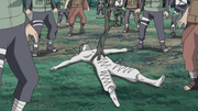 White zetsu turns back into a tree